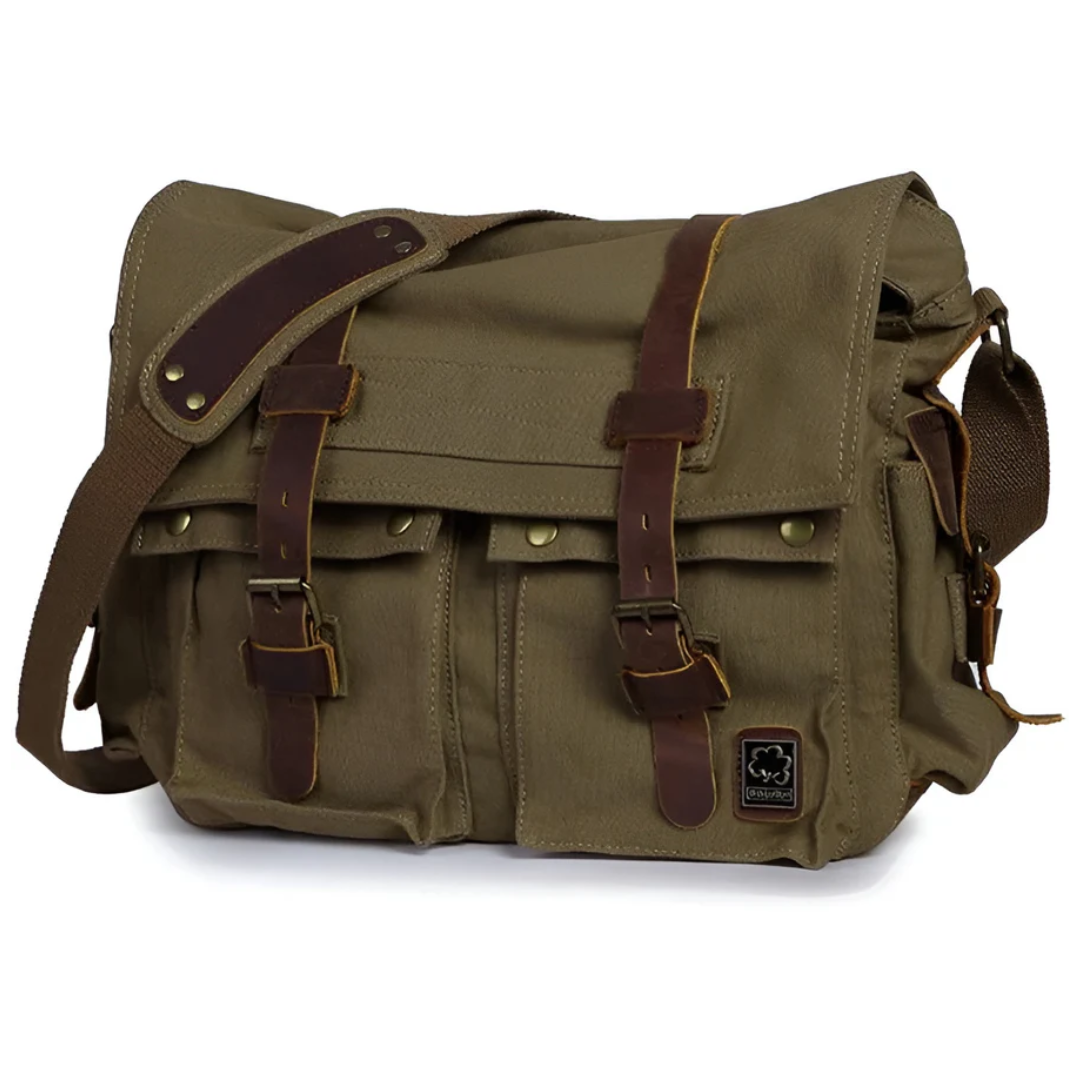 Explorer's Canvas Crossbody Bag | Ample Space for Every Journey