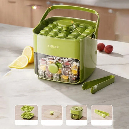 Double-Layer Ice Maker Tray for Effortless Ice Production