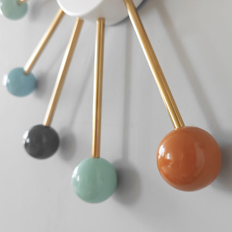 Sophisticated 21-Inch Silent Clock for Home Elegance