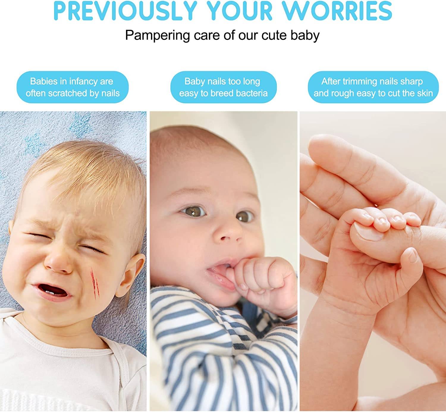 Gentle Touch Nail Care System for Babies and Adults