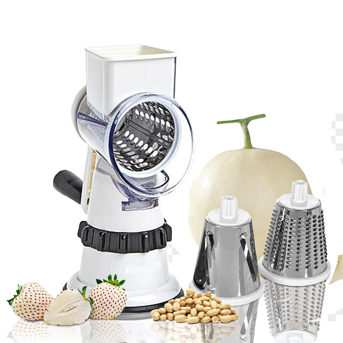 Versatile Vegetable Slicer with Safety Hand Guard
