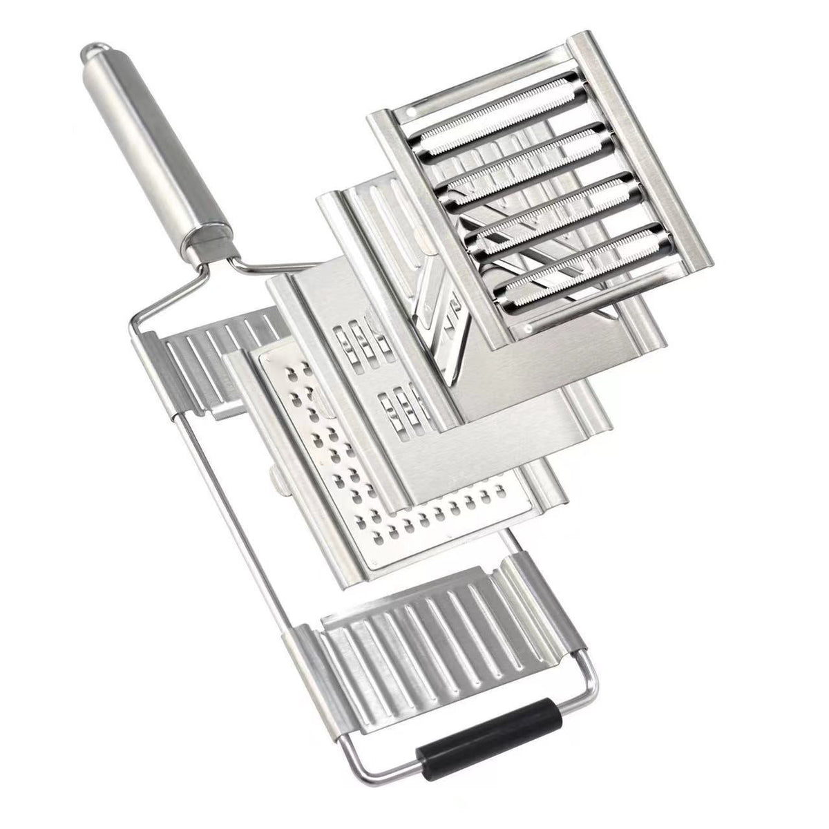 Versatile Manual Vegetable Cutter with 4 Blade Options