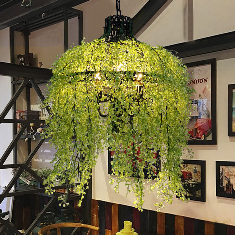LushAura | Elegant 3-Light Nature-Inspired Chandelier