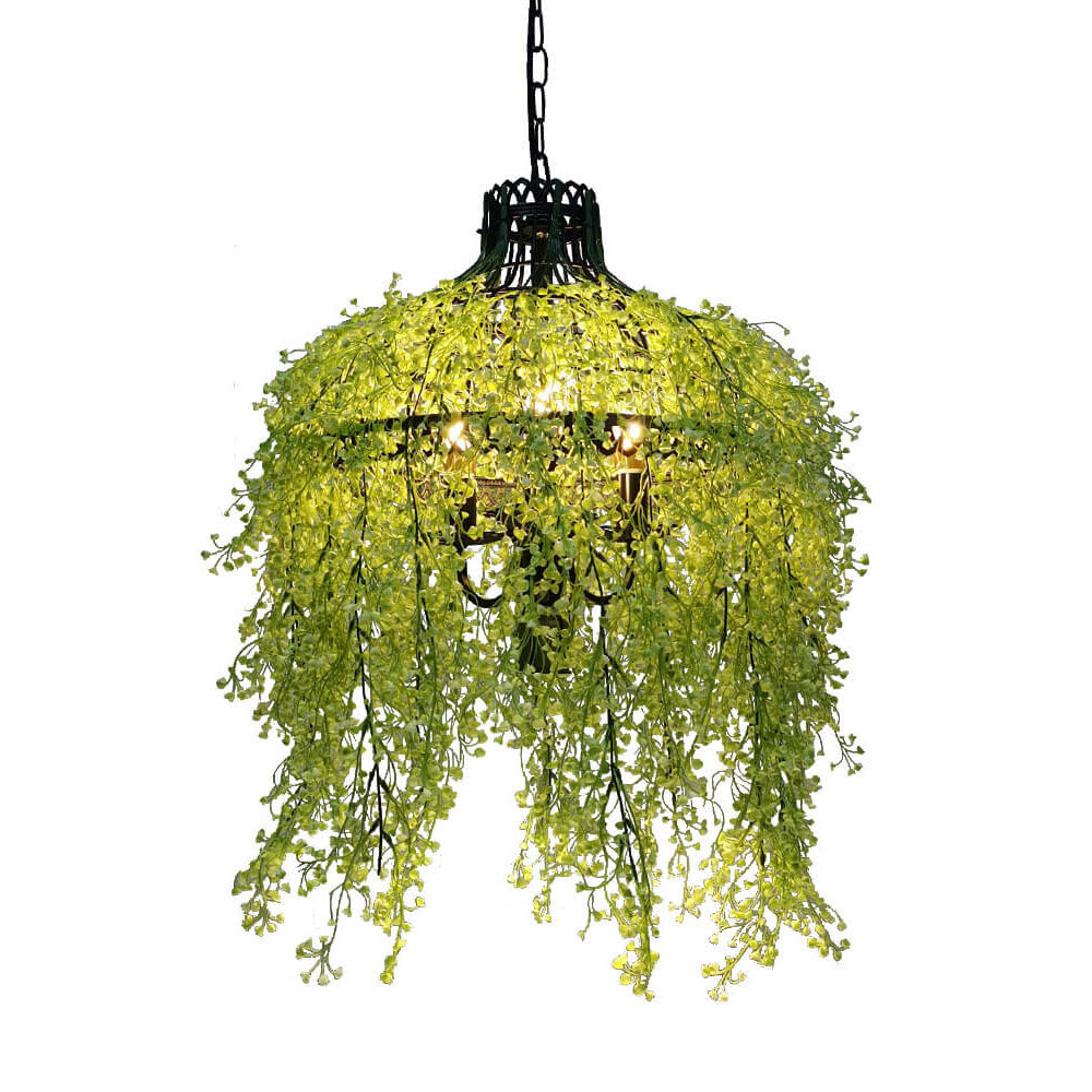 LushAura | Elegant 3-Light Nature-Inspired Chandelier
