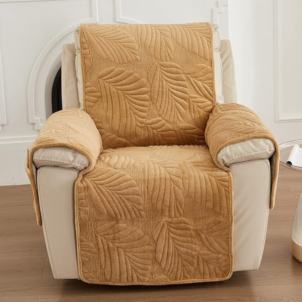 Leafy Comfort Recliner Protector – Universal Fit & Non-Slip