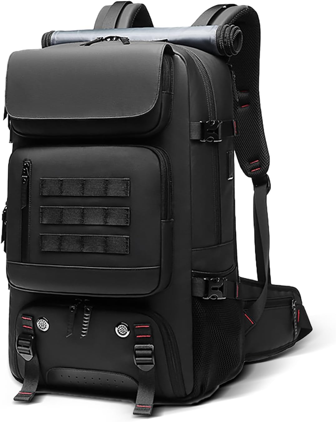 All-Weather 50L Travel Backpack with USB Charging & Shoe Storage