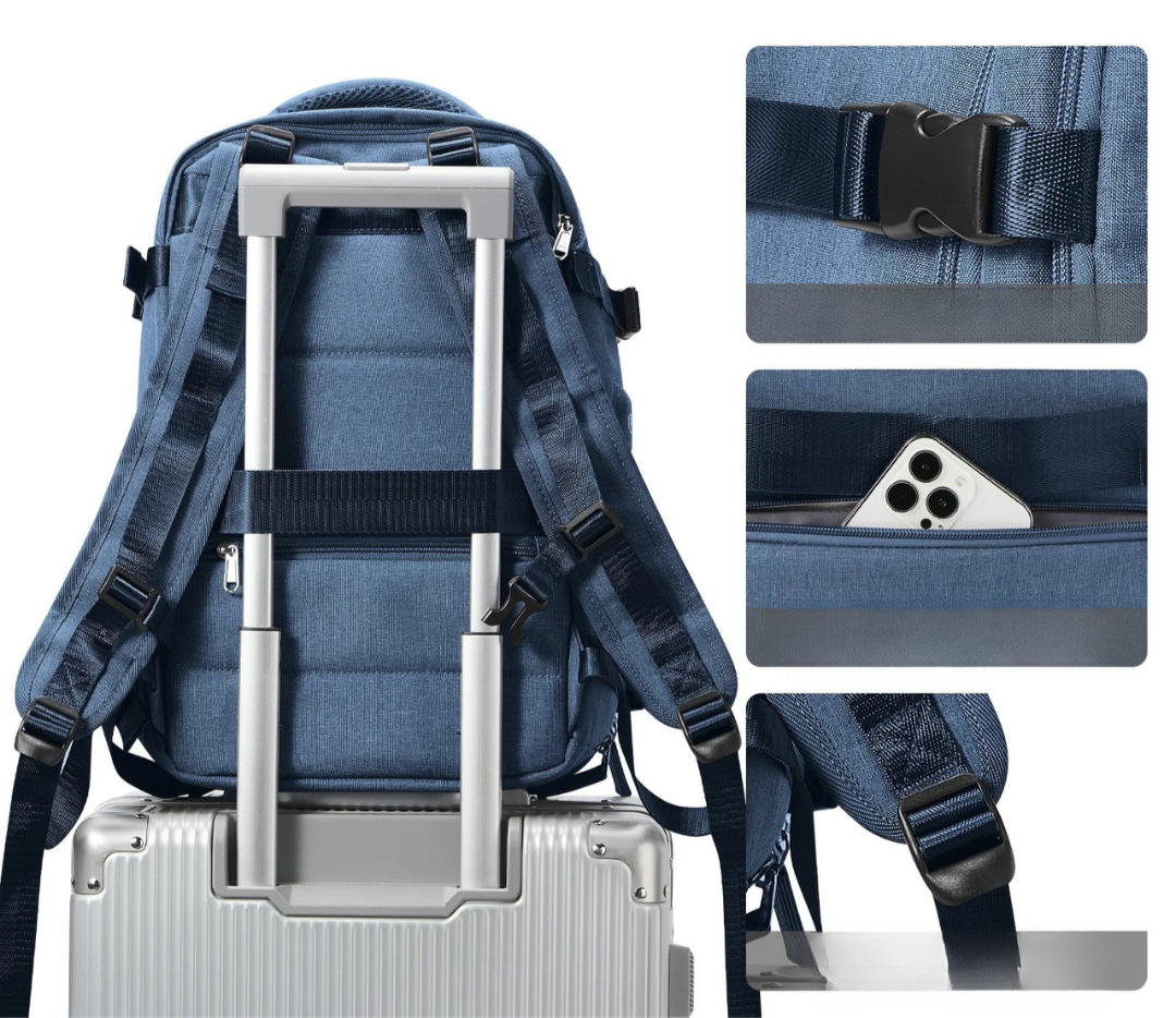 Lightweight Travel Companion Backpack with Laptop Protection