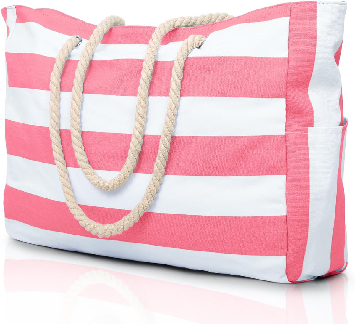 All-Purpose Water-Resistant Tote with Secure Zippered Pocket