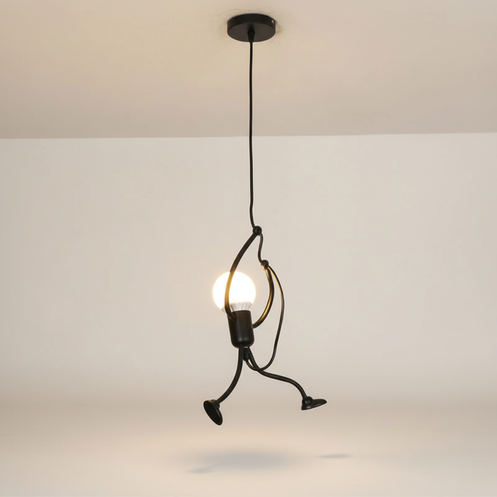 Whimsical Hanging Pendant Light - Cheerful Decor Fixture