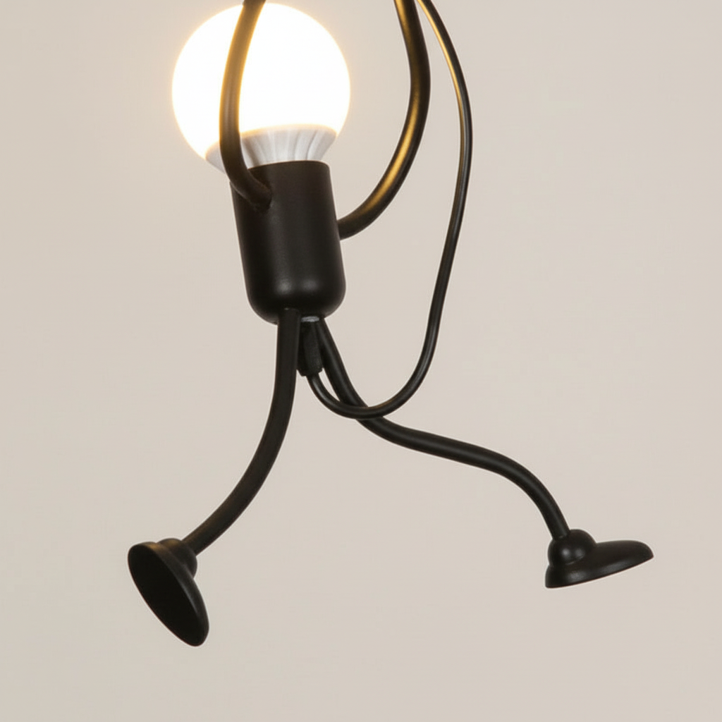 Whimsical Hanging Pendant Light - Cheerful Decor Fixture