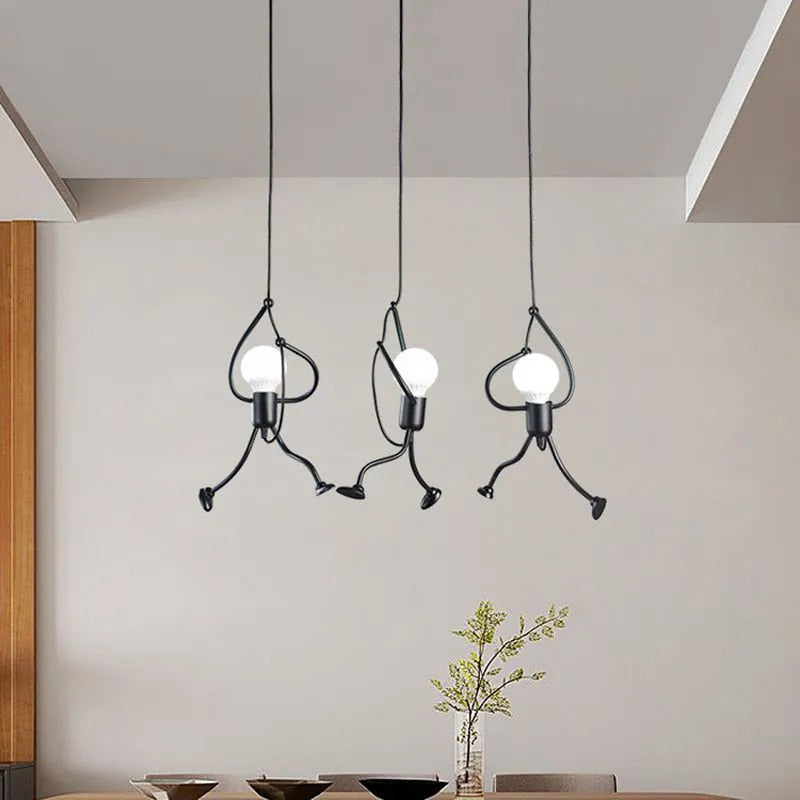 Whimsical Hanging Pendant Light - Cheerful Decor Fixture