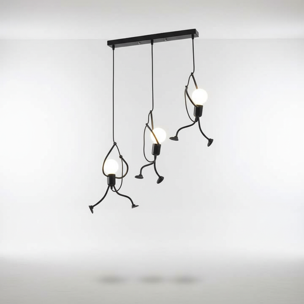 Whimsical Hanging Pendant Light - Cheerful Decor Fixture