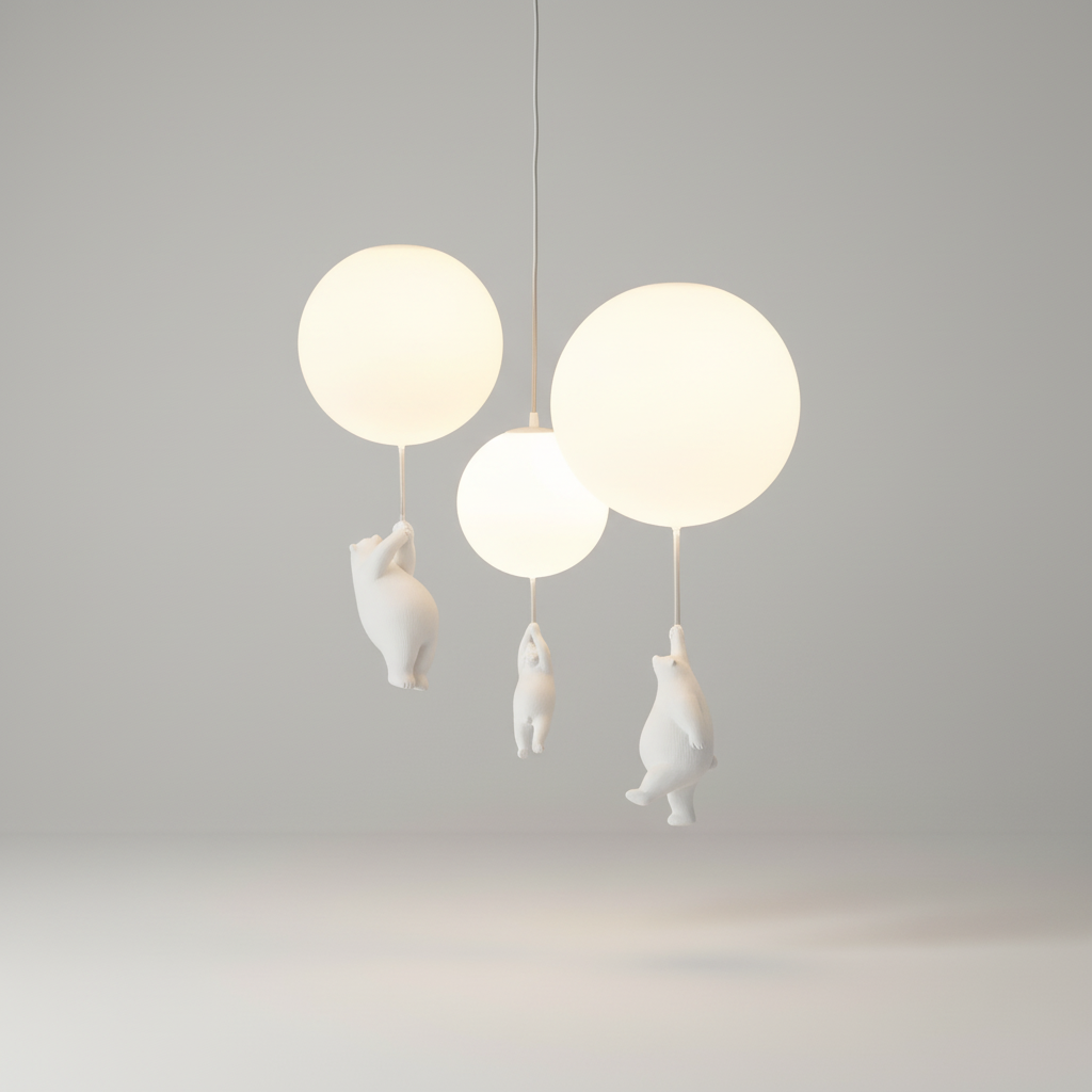 Whimsical Balloon-Shaped Night Light for Kids' Room