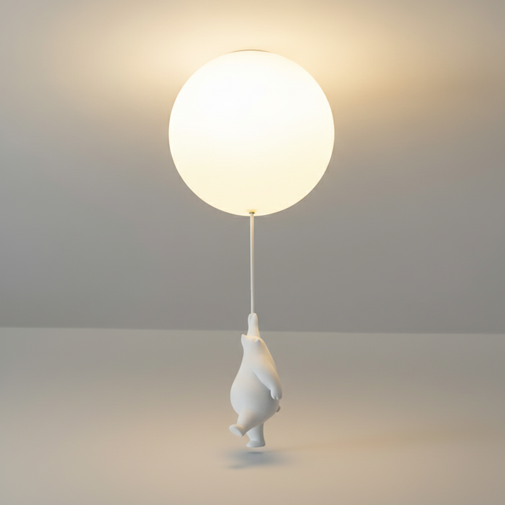 Whimsical Balloon-Shaped Night Light for Kids' Room