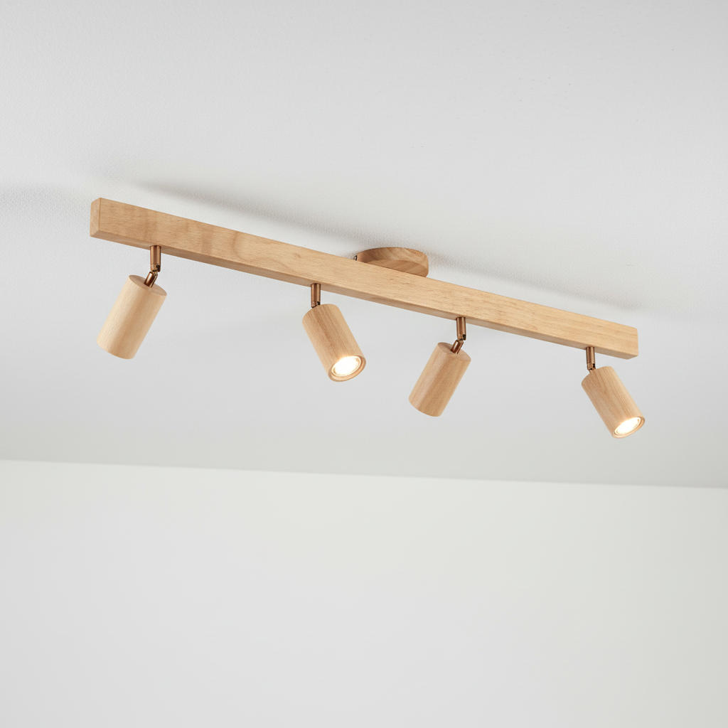 Wooden Adjustable Spotlight