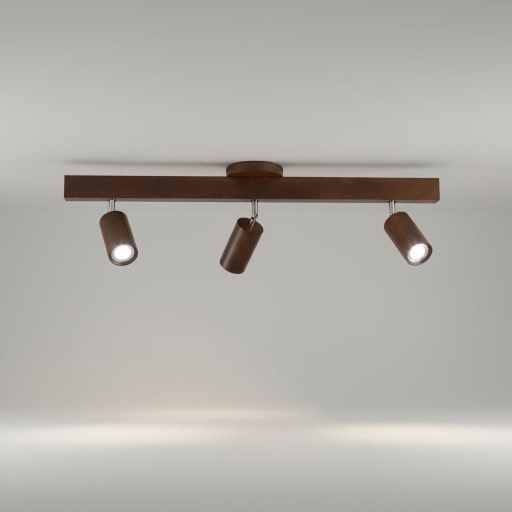 Wooden Adjustable Spotlight