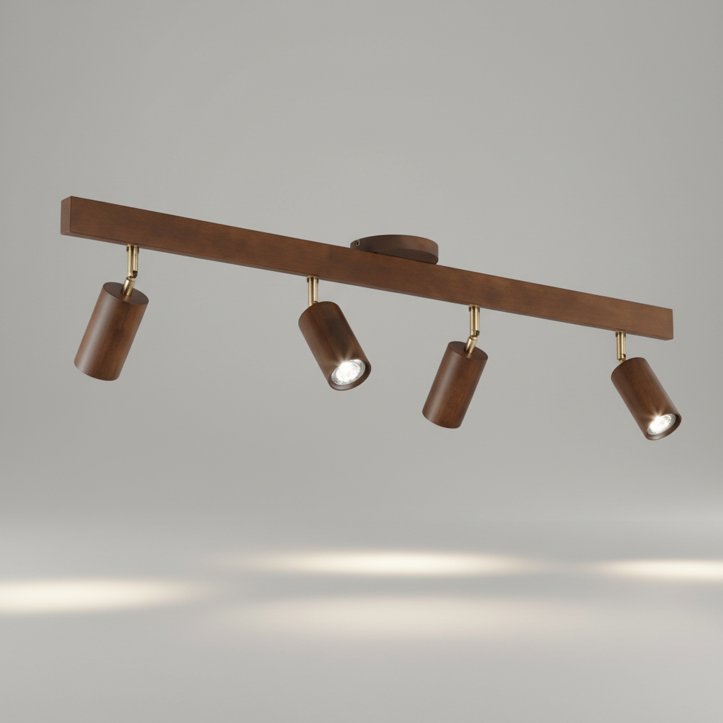 Wooden Adjustable Spotlight