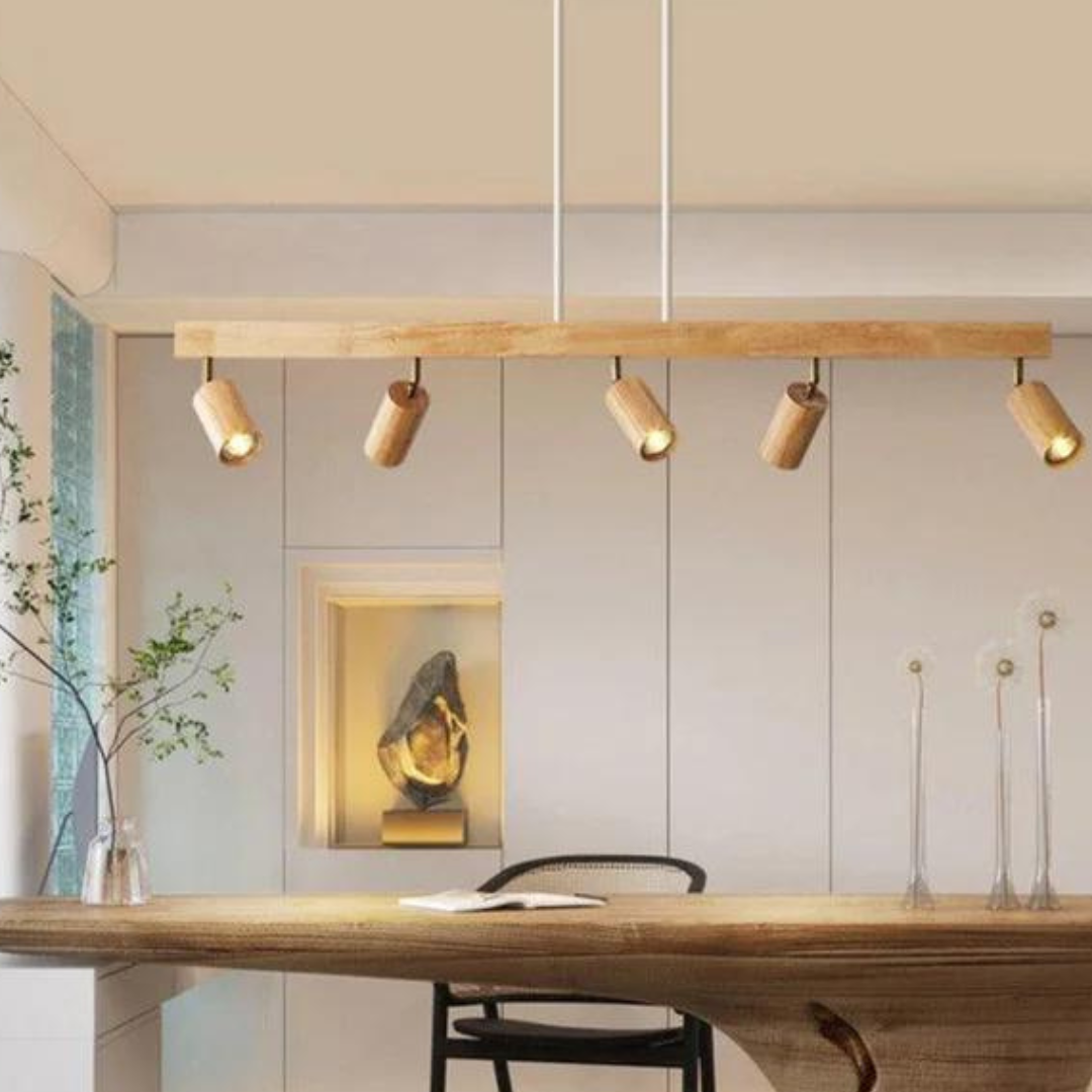 Wooden Adjustable Spotlight