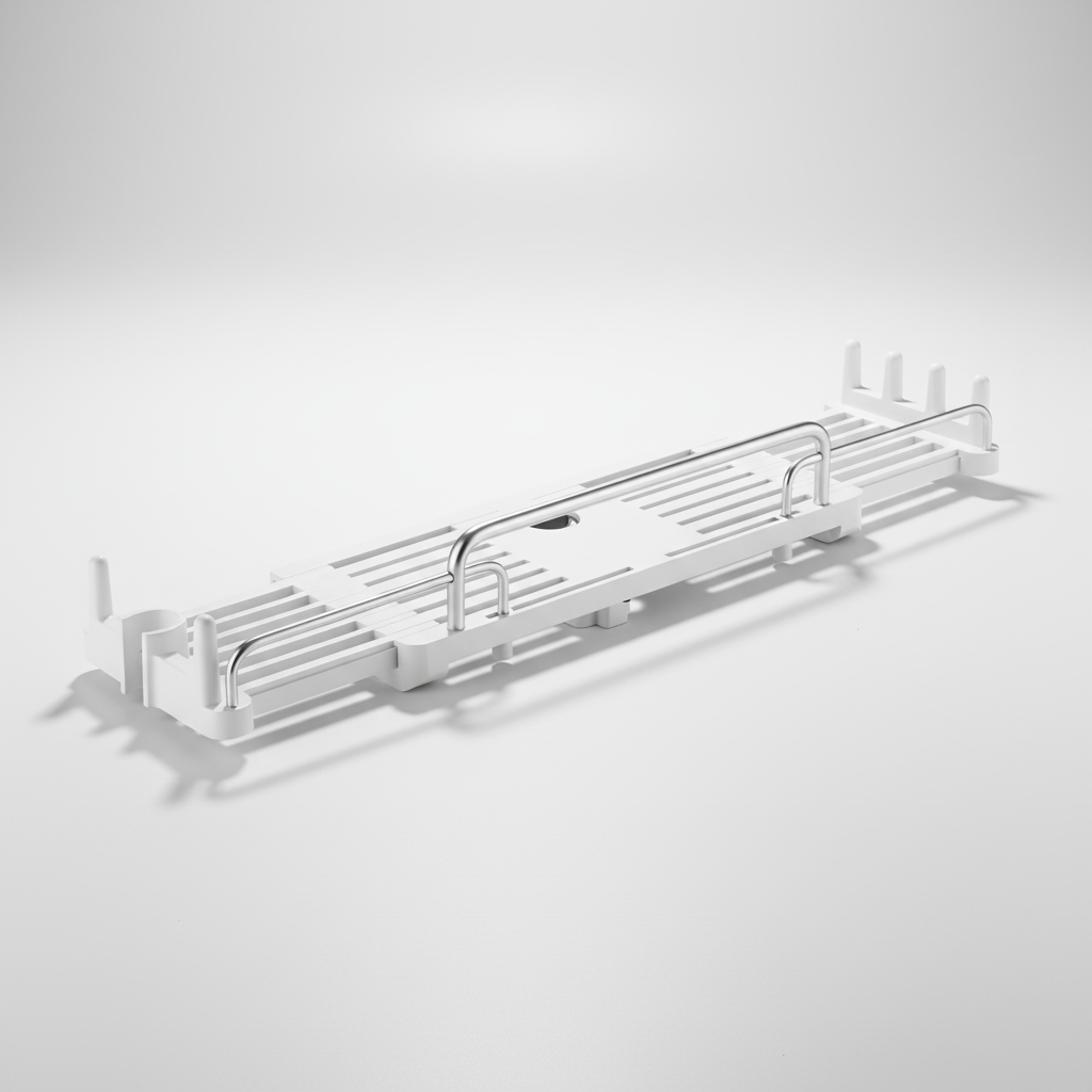 Waterproof Shower Shelf with Adjustable Design - Grip Storage Solution