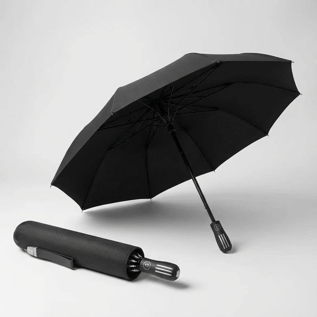 Double-Sided Walking Umbrella with Reinforced Design – DryFlip