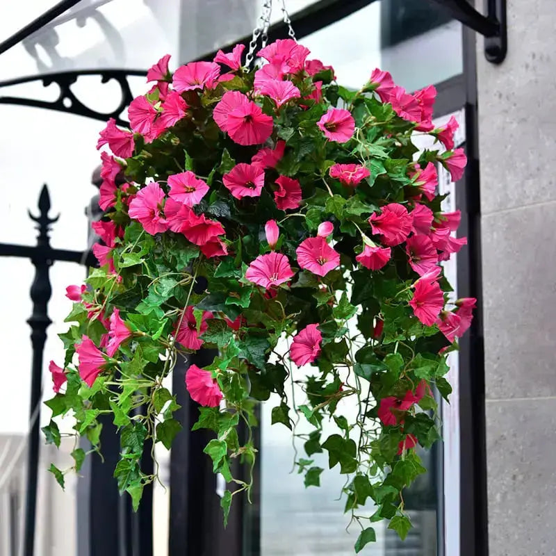 Evergreen Silk Bloom Vines with UV Protection for All Seasons