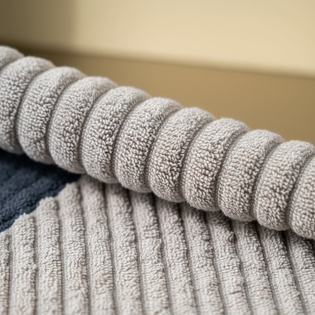 Striped Towel Set with Vintage Design
