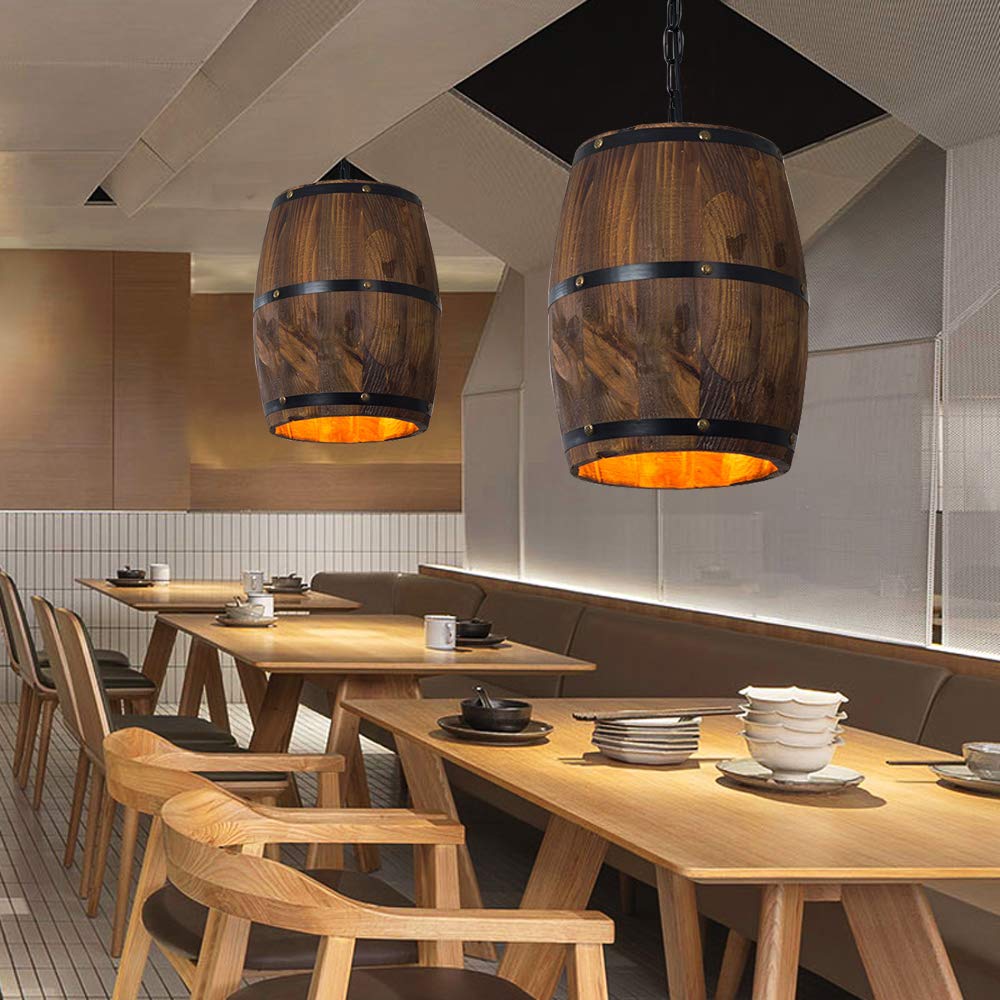 Retro Style Pendant Light Fixture - Hanging Ceiling Lamp