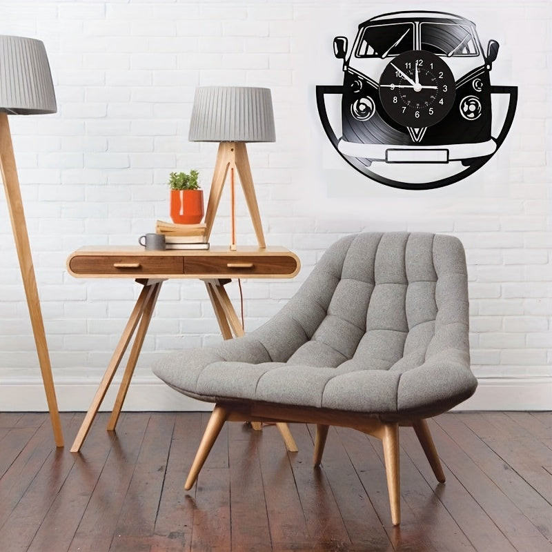 Retro Camper Van Wall Clock for Indoor Spaces