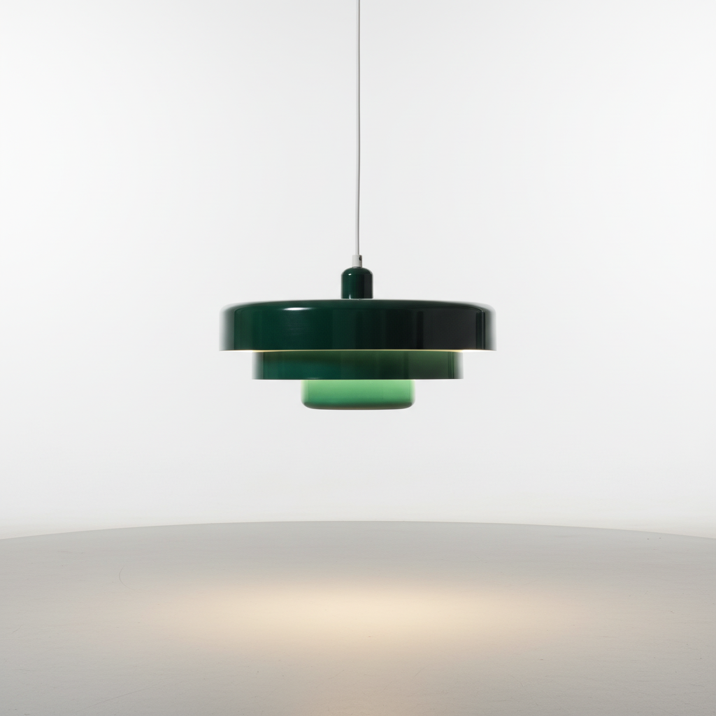 Metal Pendant Light in Vintage Design - Ambient Lighting Fixture