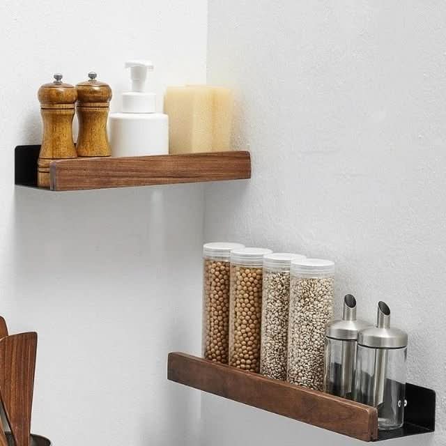Elegant Bathroom Wall Rack – Space-Saving Design