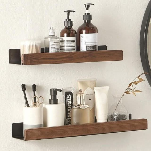 Elegant Bathroom Wall Rack – Space-Saving Design