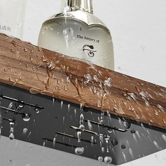 Elegant Bathroom Wall Rack – Space-Saving Design