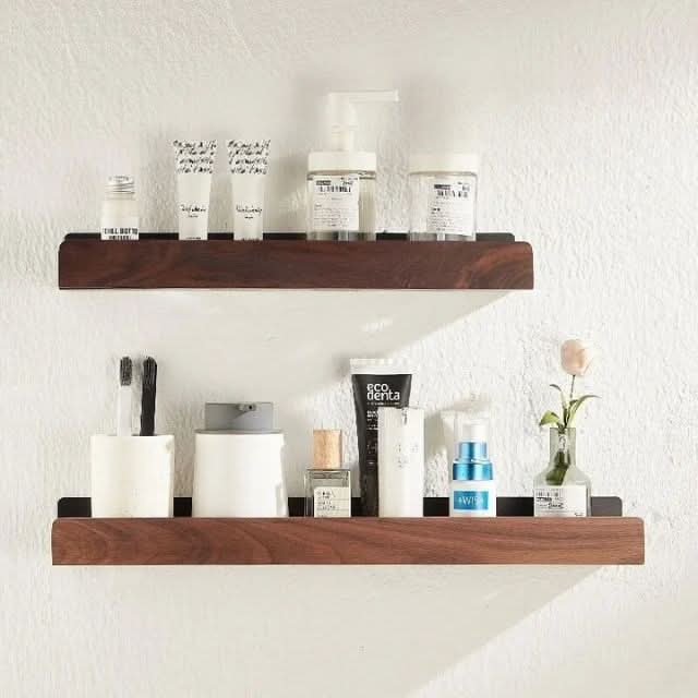 Elegant Bathroom Wall Rack – Space-Saving Design
