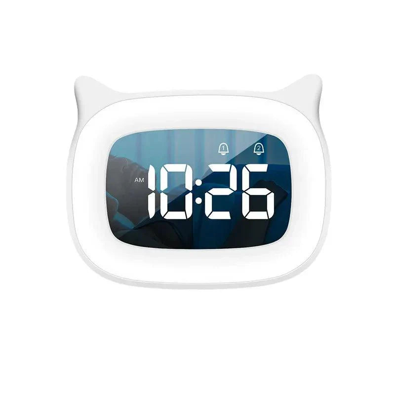 Rechargeable Smart Alarm Clock with Voice Activation