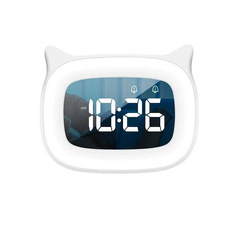 Smart Voice-Activated LED Alarm Clock with Dual Alarms