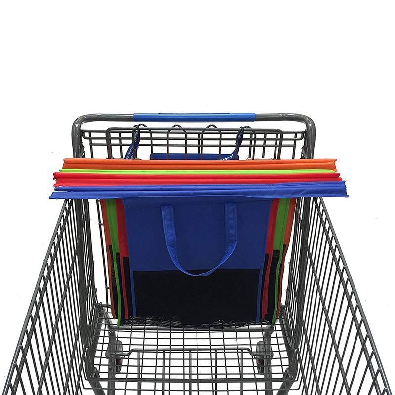 Spacious Cart-Compatible Grocery Tote for Effortless Shopping