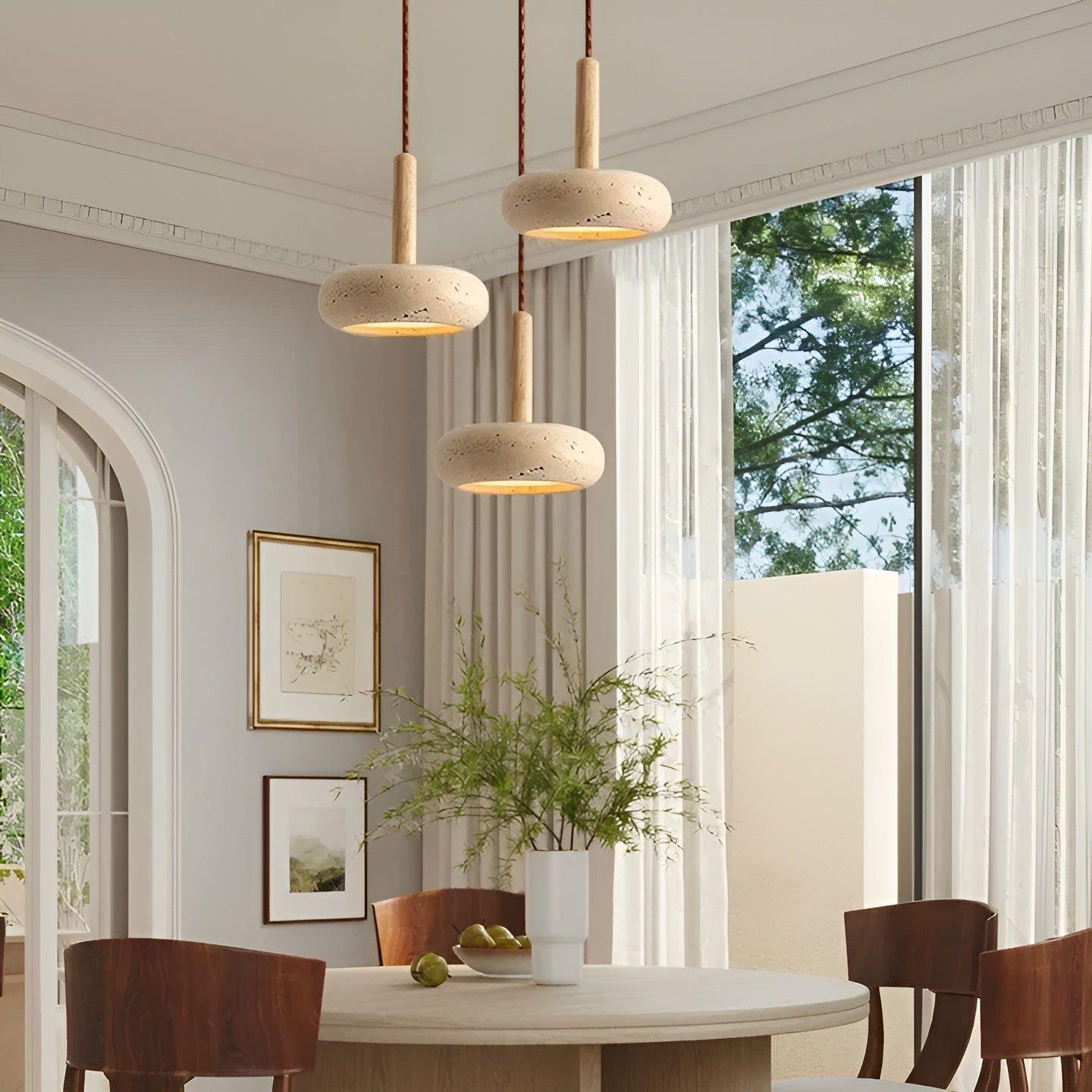 Luminous Harmony | Adjustable LED Ceiling Fixture for Tranquil Spaces