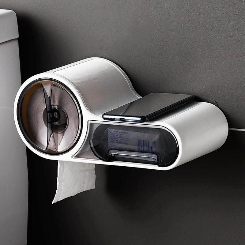 Space-Saving Wall Tissue Organizer with Easy Mounting