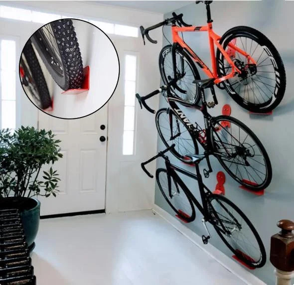 BikeBuddy | Durable Wall-Mounted Holder for Space Efficiency