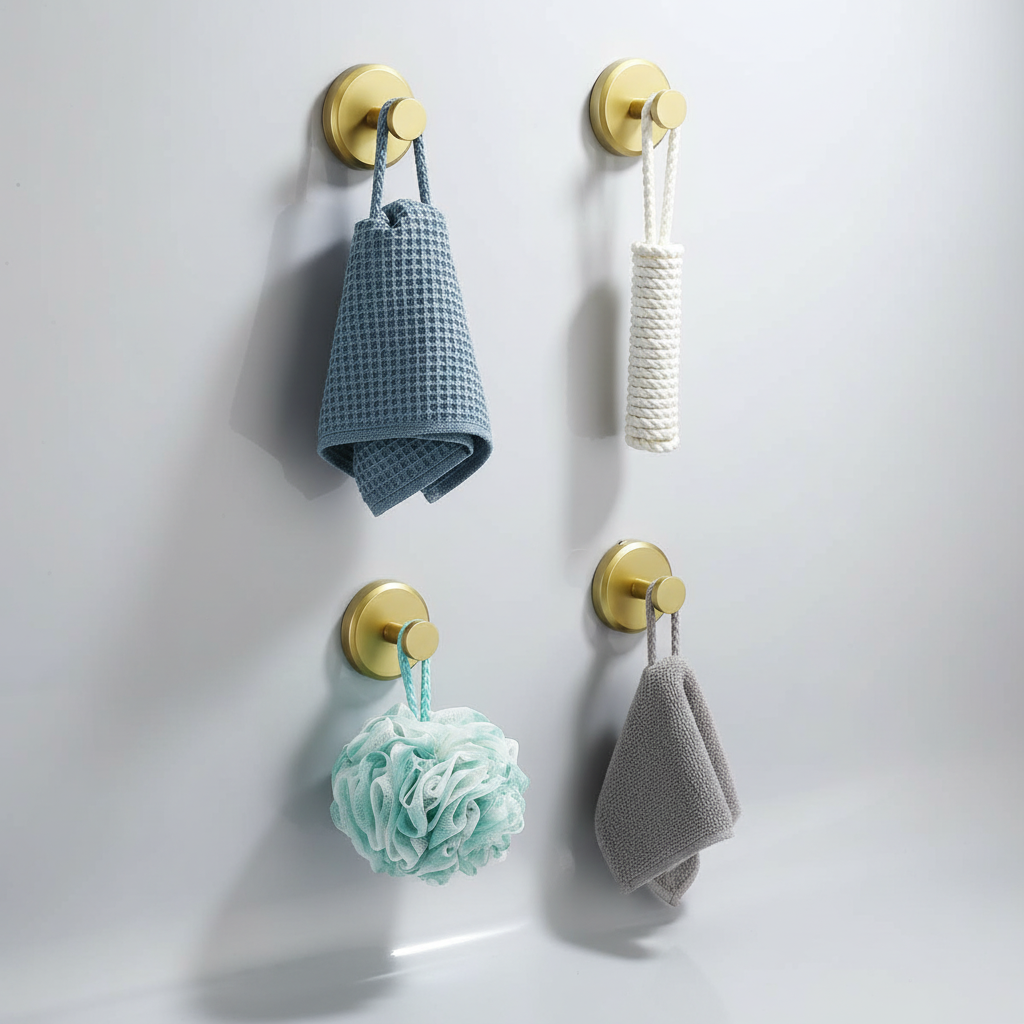 Bathroom Hook Set for Wall Mounting