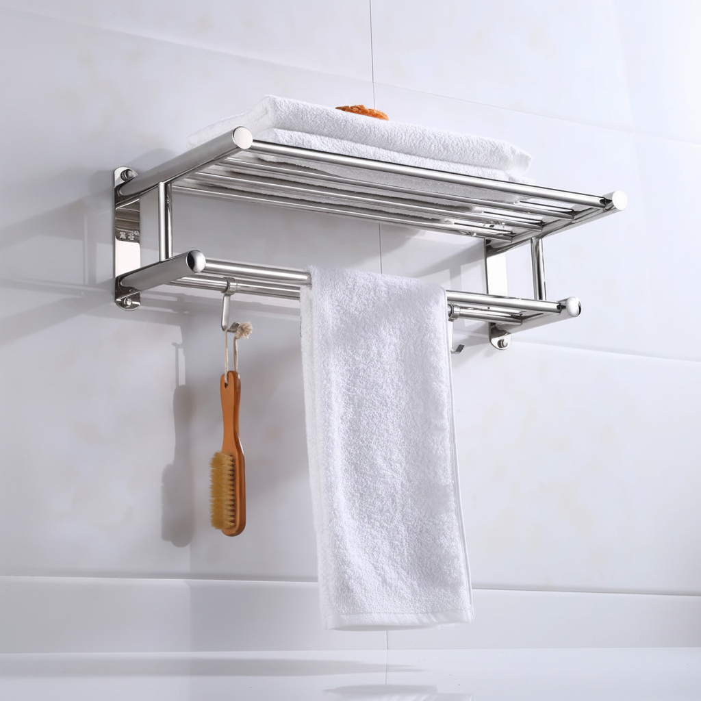 Stainless Steel Towel Holder for Wall Mounting