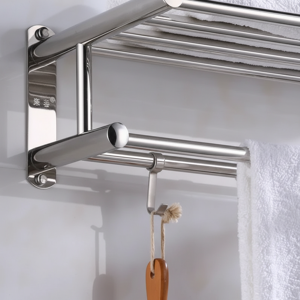 Stainless Steel Towel Holder for Wall Mounting
