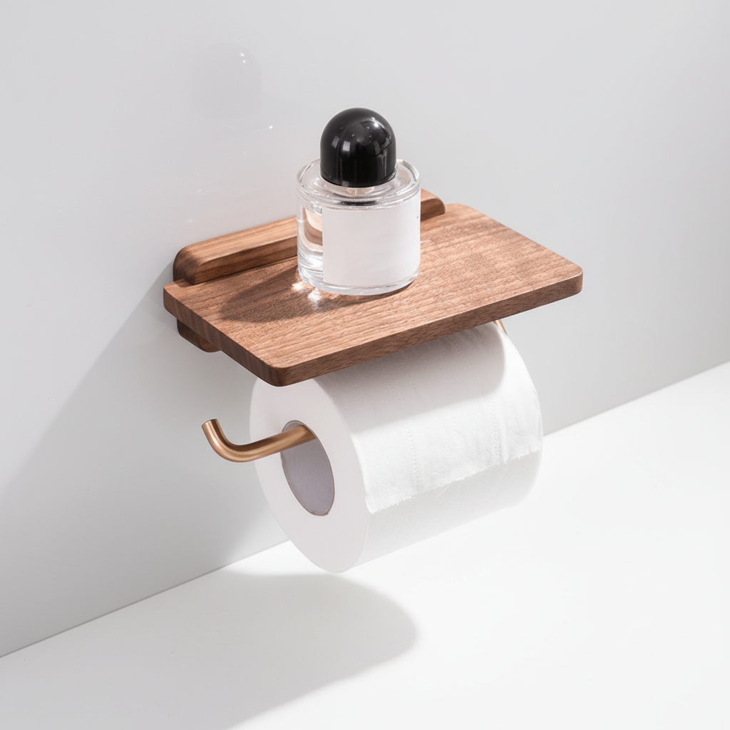 Wooden Wall Shelf - Space-saving Holder for Home Decor