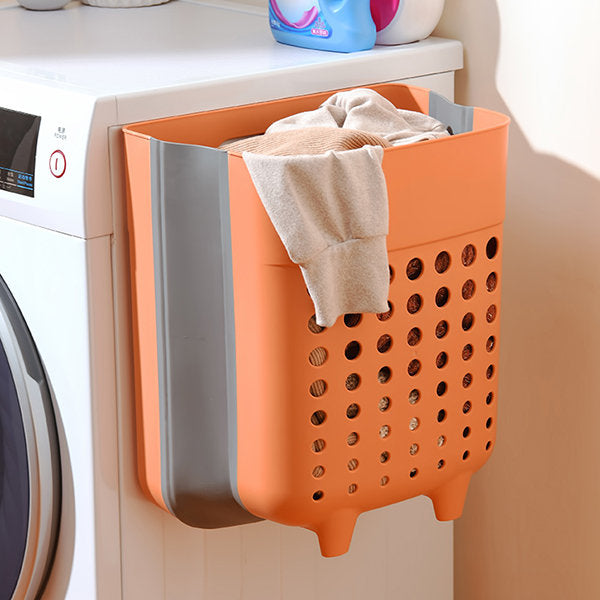 Foldable Wall-Mounted Laundry Basket