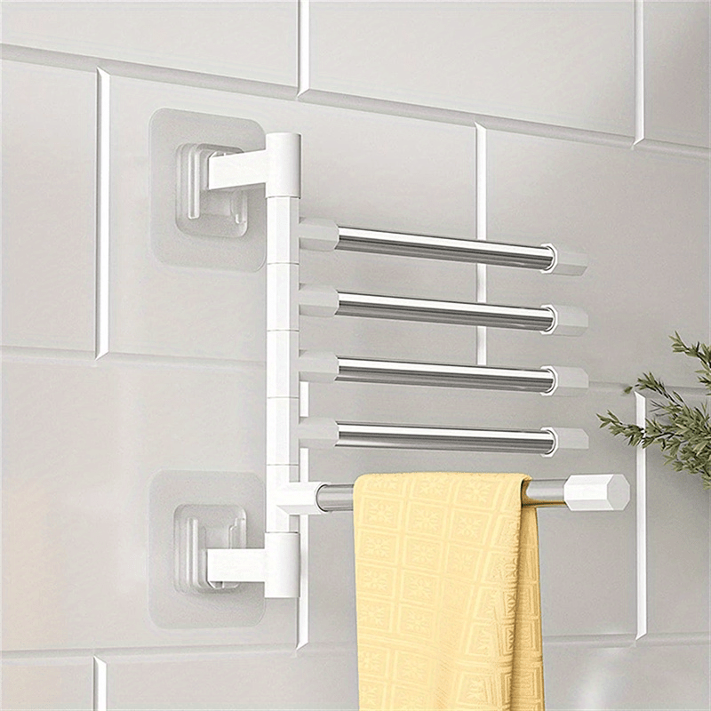 Swivel Towel Rack for Wall Mounting - Bathroom Organizer