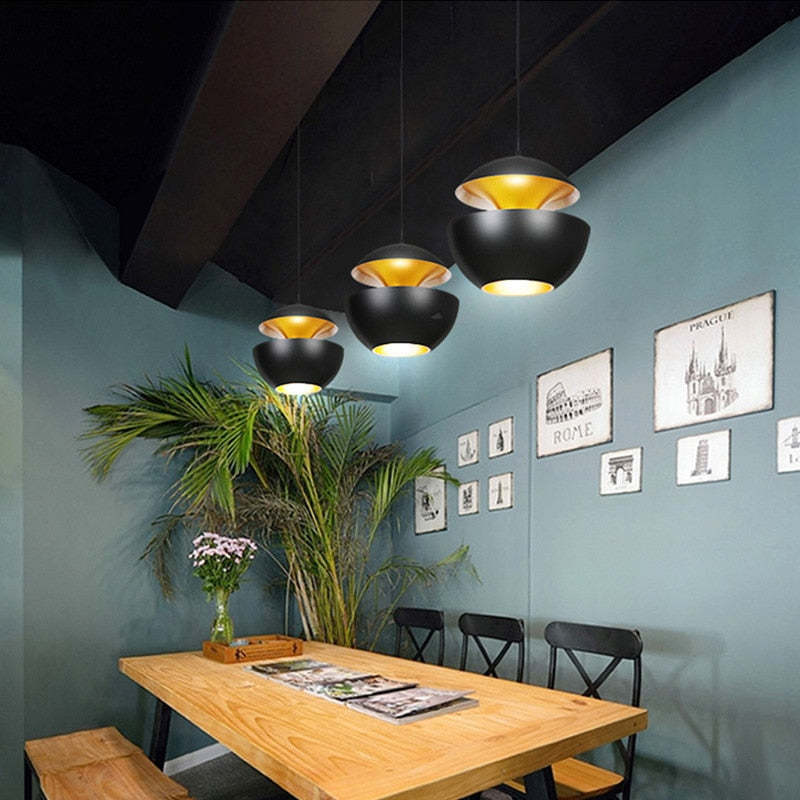 Warm White LED Hanging Light Fixture