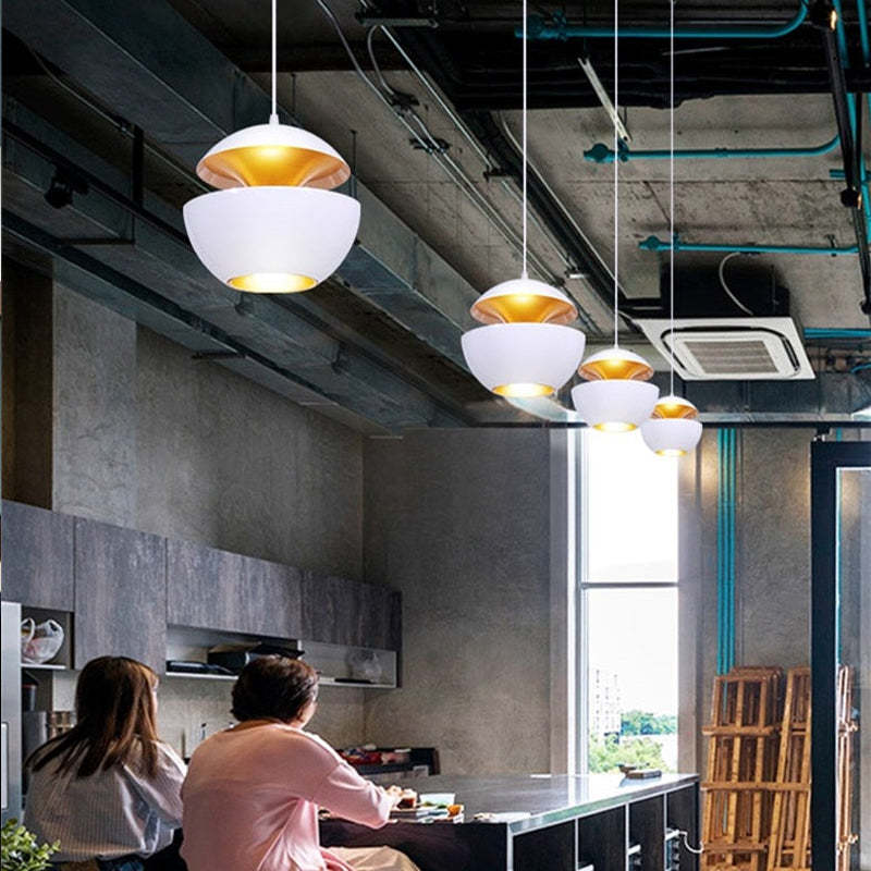 Warm White LED Hanging Light Fixture