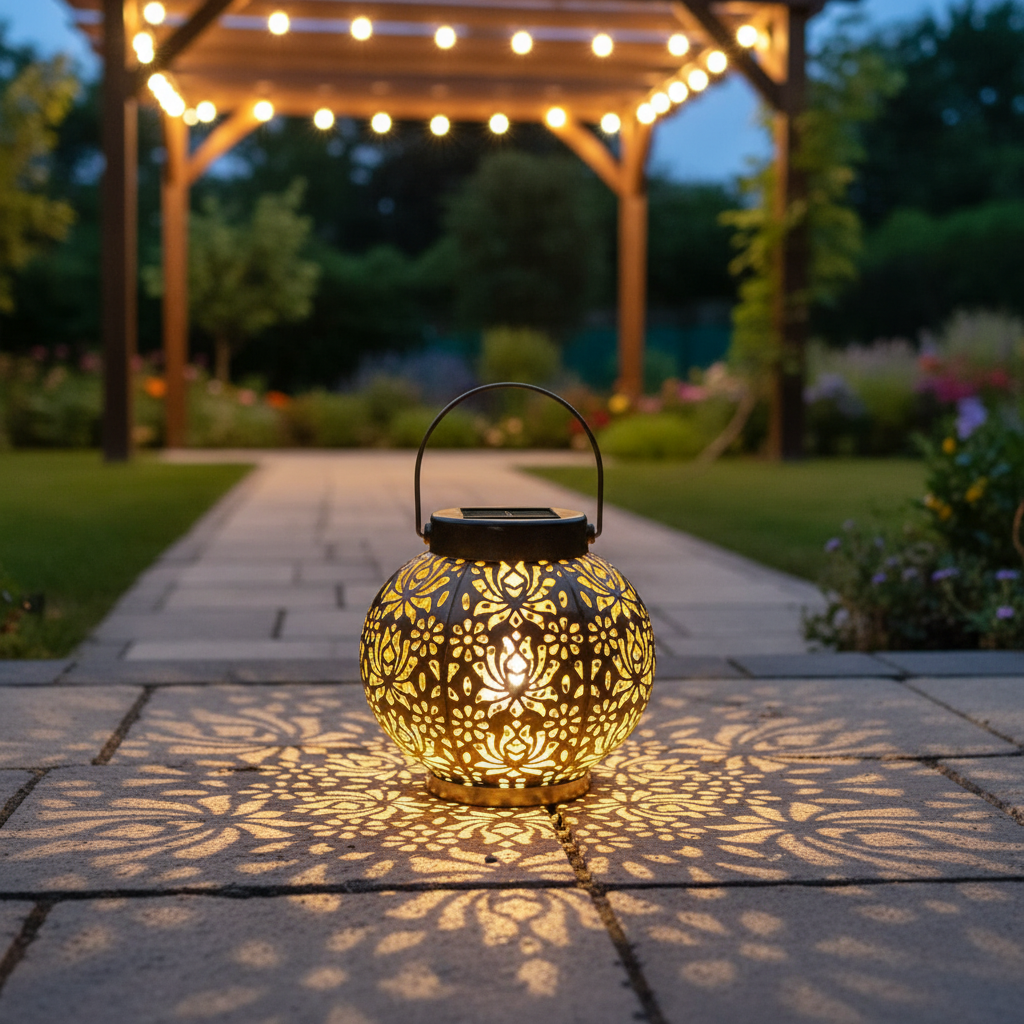 Decorative Waterproof Lantern for Outdoor Use