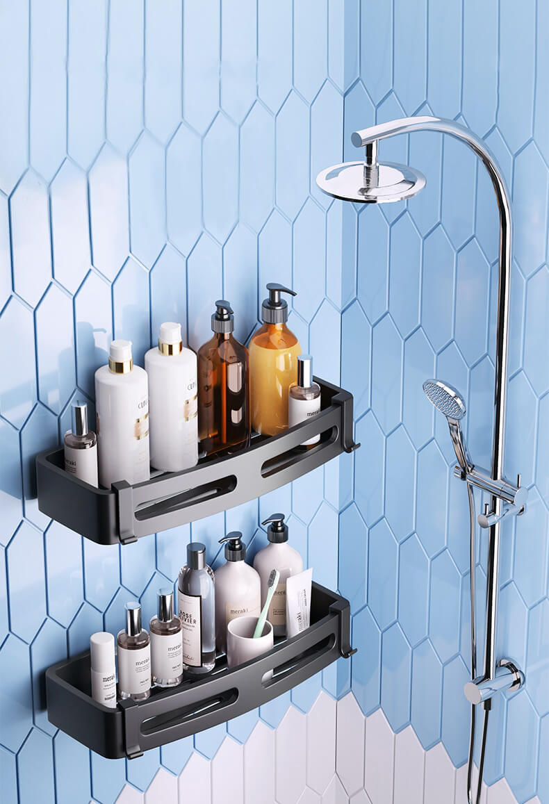 Shower Shelf with Waterproof Design for Bathroom Storage