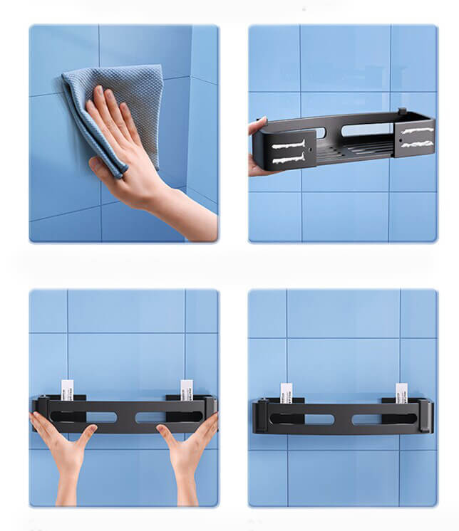 Shower Shelf with Waterproof Design for Bathroom Storage